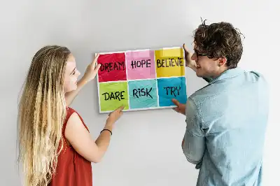 Pizarra magnética de pared con rotulador incluido para notas e inspiración