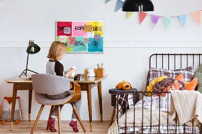 Pizarra magnética de pared con rotulador incluido para notas e inspiración