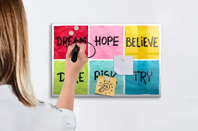 Pizarra magnética de pared con rotulador incluido para notas e inspiración