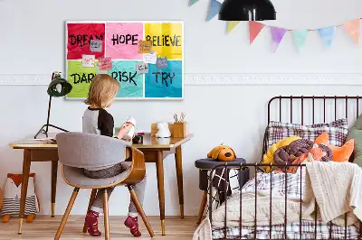 Pizarra magnética de pared con rotulador incluido para notas e inspiración