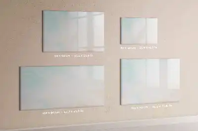 Pizarra magnética de pared con rotulador diseño de mármol en acuarela