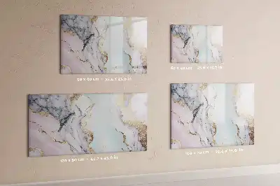 Pizarra magnética de pared con rotulador de mármol