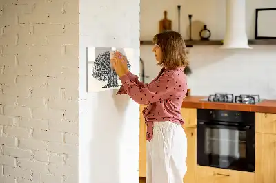 Pizarra magnética de pared con rotulador diseño de gran árbol de la naturaleza