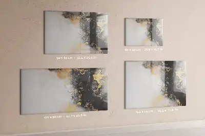 Pizarra magnética de pared con rotulador de mármol