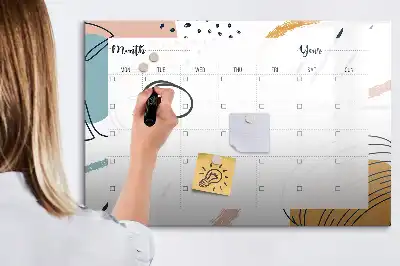 Pizarra magnética de pared con rotulador organizador de negocios