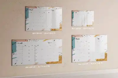 Pizarra magnética de pared con rotulador organizador de negocios