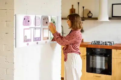 Pizarra magnética de pared con rotulador incluido