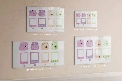 Pizarra magnética de pared con rotulador incluido