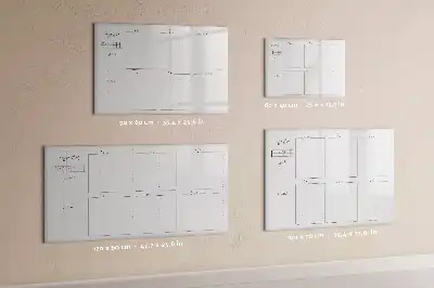 Pizarra magnética de pared diseño para organización semanal con rotulador