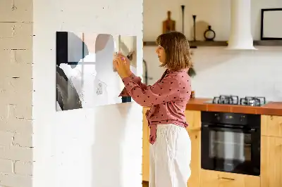 Pizarra magnética de pared con rotulador diseño de abstracción de manchas