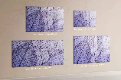 Pizarra magnética de pared diseño hojas de la naturaleza con rotulador incluido