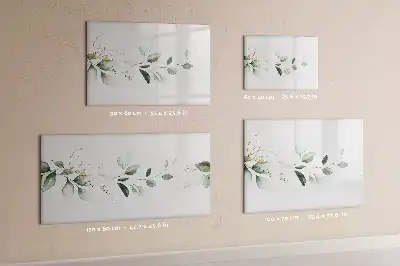 Pizarra magnética de pared diseño lista abstracta con rotulador
