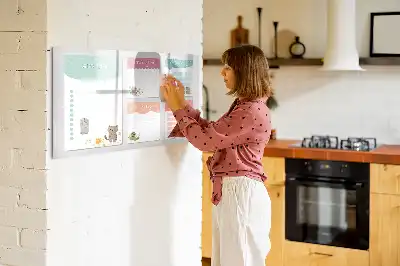 Pizarra magnética de pared con rotulador incluido