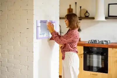 Pizarra magnética de pared con rotulador planificador anual rosa