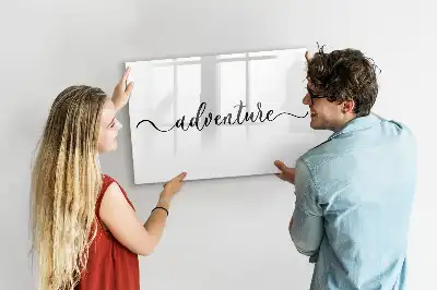 Pizarra magnética de pared con rotulador modelo Texto Aventura
