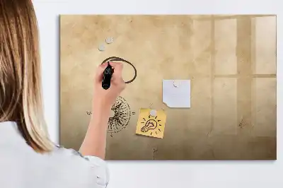 Pizarra magnética de pared con rotulador incluido