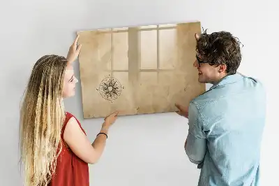 Pizarra magnética de pared con rotulador incluido