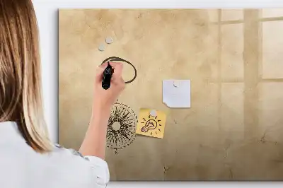 Pizarra magnética de pared con rotulador incluido