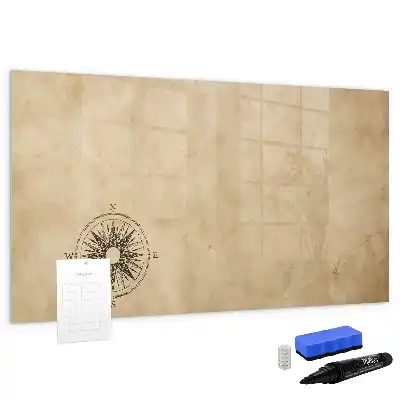 Pizarra magnética de pared con rotulador incluido
