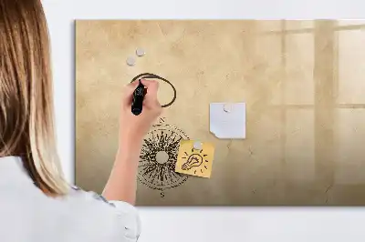 Pizarra magnética de pared con rotulador incluido