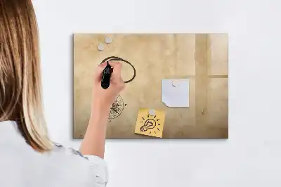Pizarra magnética de pared con rotulador incluido