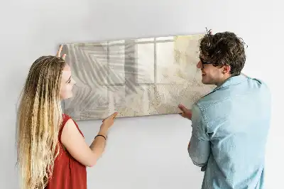 Pizarra magnética de pared con rotulador Sombra en la arena