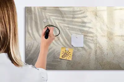 Pizarra magnética de pared con rotulador Sombra en la arena
