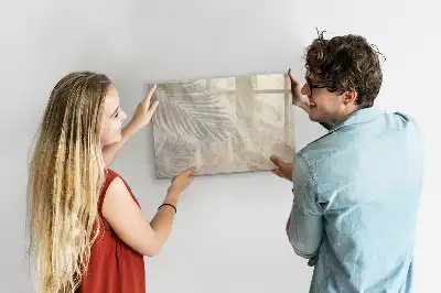 Pizarra magnética de pared con rotulador Sombra en la arena