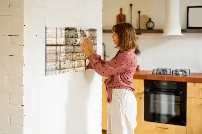 Pizarra magnética de pared con rotulador incluido