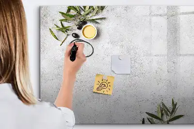 Pizarra magnética de pared con rotulador incluido