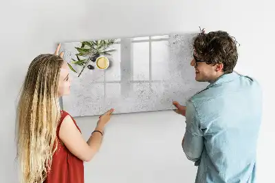 Pizarra magnética de pared con rotulador incluido