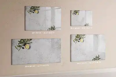 Pizarra magnética de pared con rotulador incluido
