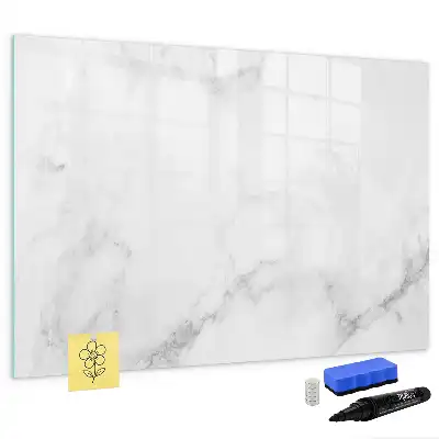 Pizarra magnética de pared diseño de mármol con rotulador incluido