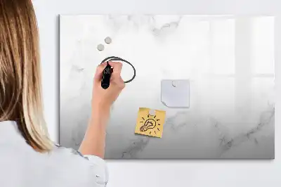 Pizarra magnética de pared diseño de mármol con rotulador incluido