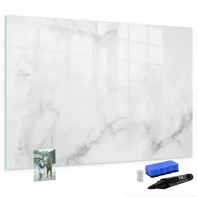 Pizarra magnética de pared diseño de mármol con rotulador incluido