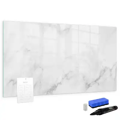 Pizarra magnética de pared diseño de mármol con rotulador incluido