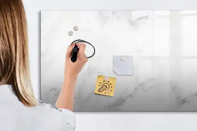 Pizarra magnética de pared diseño de mármol con rotulador incluido