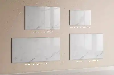 Pizarra magnética de pared diseño de mármol con rotulador incluido