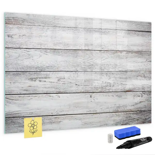 Pizarra magnética de pared con rotulador incluido