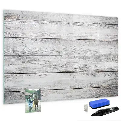 Pizarra magnética de pared con rotulador incluido