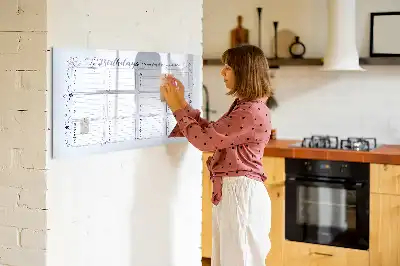 Pizarra magnética de pared con rotulador diseño tarjeta de cumpleaños
