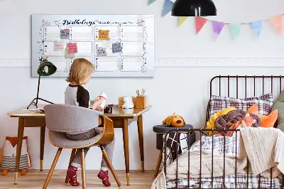 Pizarra magnética de pared con rotulador diseño tarjeta de cumpleaños