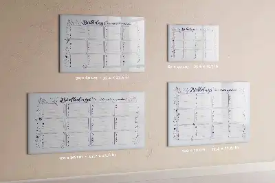 Pizarra magnética de pared con rotulador diseño tarjeta de cumpleaños