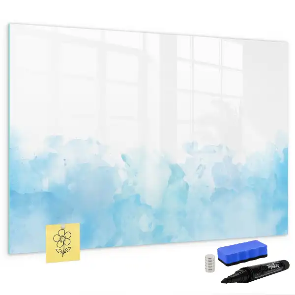 Pizarra magnética de pared con rotulador diseño de manchas pintadas