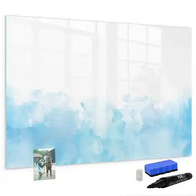 Pizarra magnética de pared con rotulador diseño de manchas pintadas