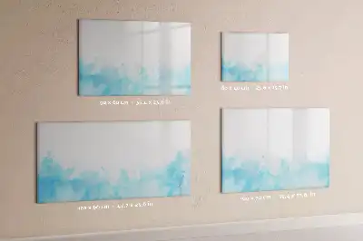 Pizarra magnética de pared con rotulador diseño de manchas pintadas