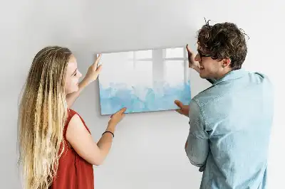 Pizarra magnética de pared con rotulador diseño de manchas pintadas