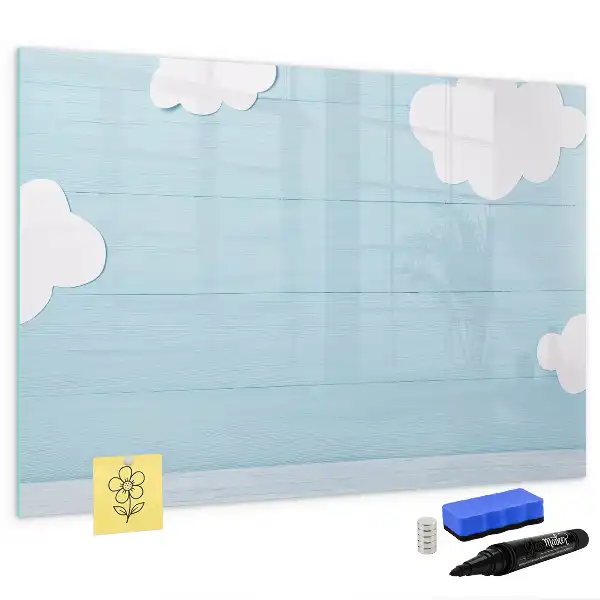 Pizarra magnética infantil para pared con rotulador incluido