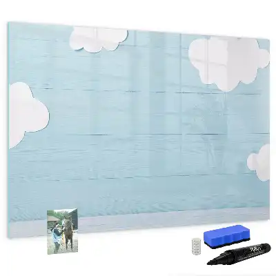 Pizarra magnética infantil para pared con rotulador incluido