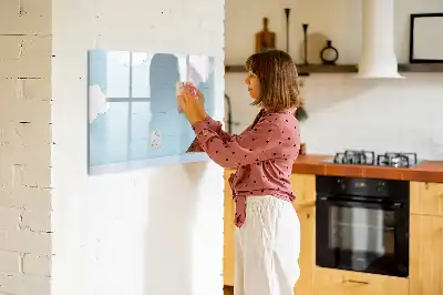 Pizarra magnética infantil para pared con rotulador incluido